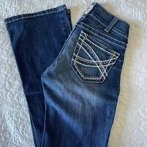 Ariat REAL bootcut denim jeans. Size 25R.